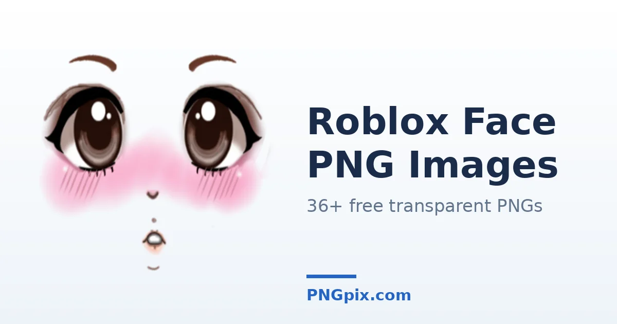 Roblox Face PNG images
