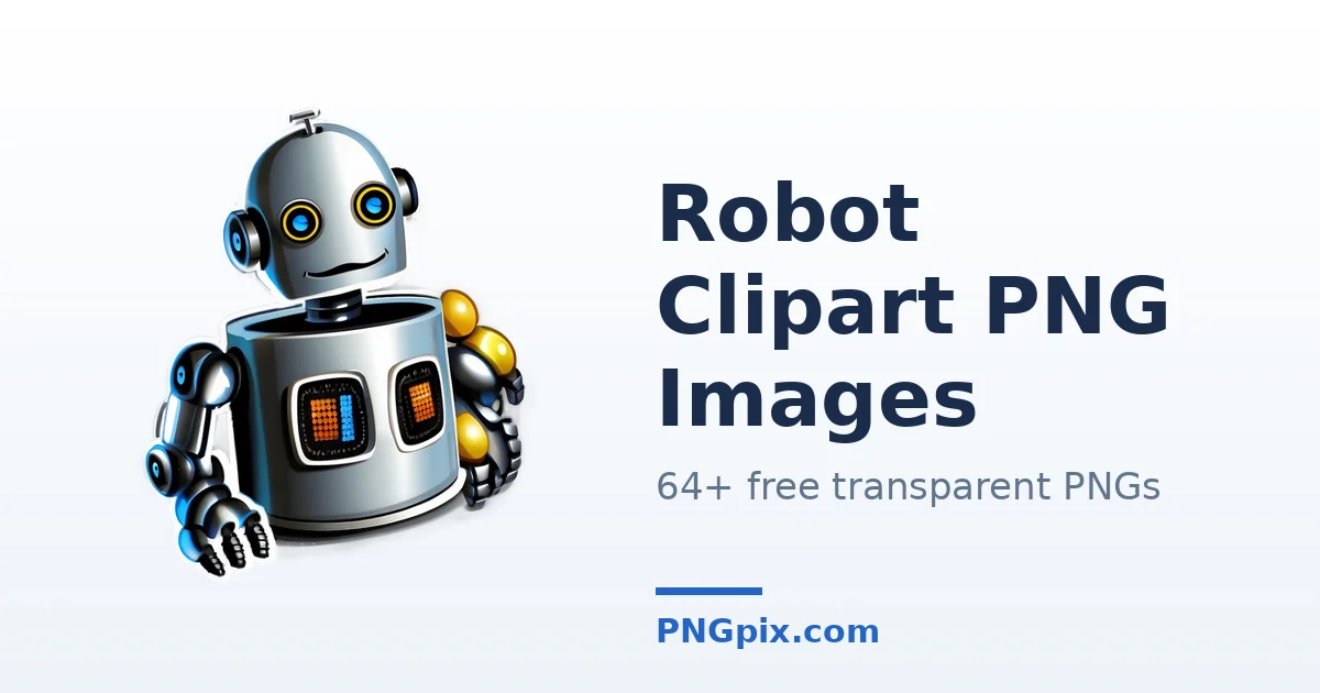 Robot Clipart PNG images