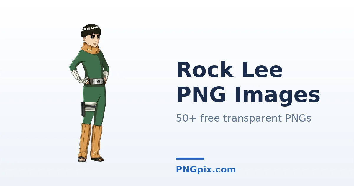 Rock Lee PNG images