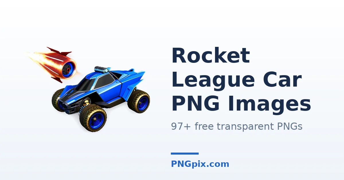 Rocket League Car PNG images
