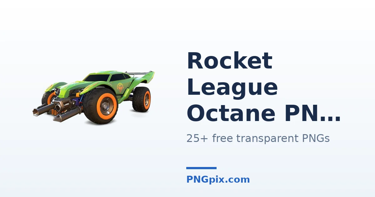 Rocket League Octane PNG images