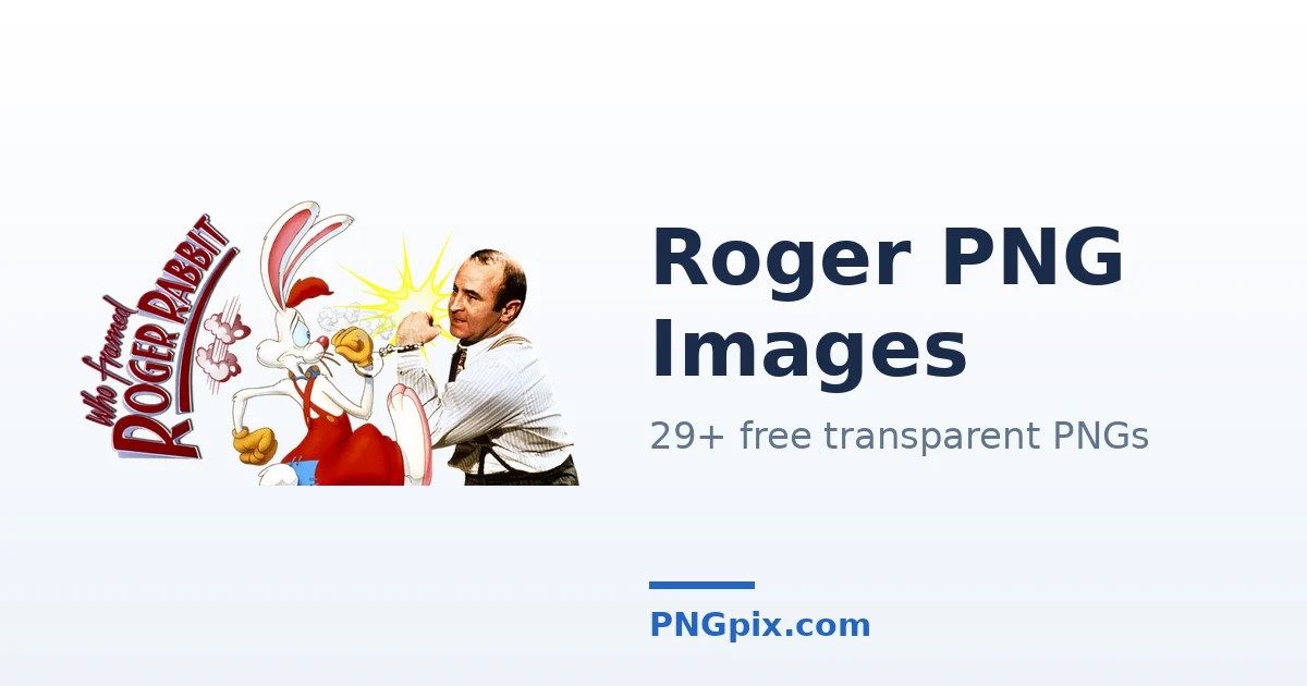 Roger PNG images