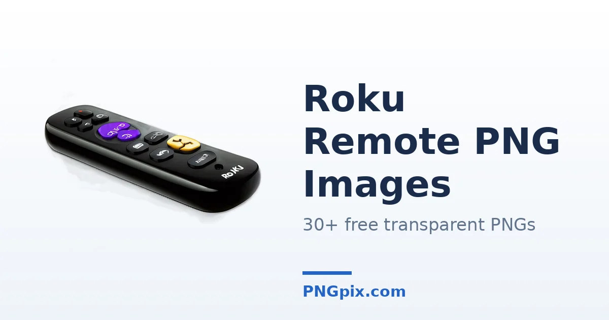 Roku Remote PNG images