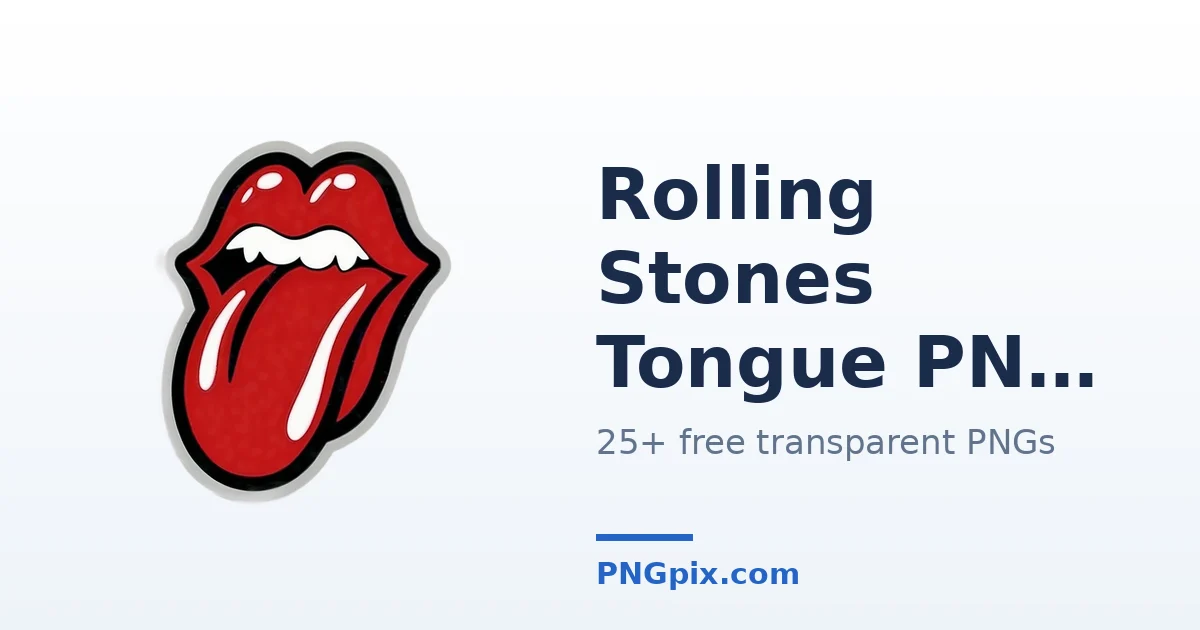 Rolling Stones Tongue PNG images