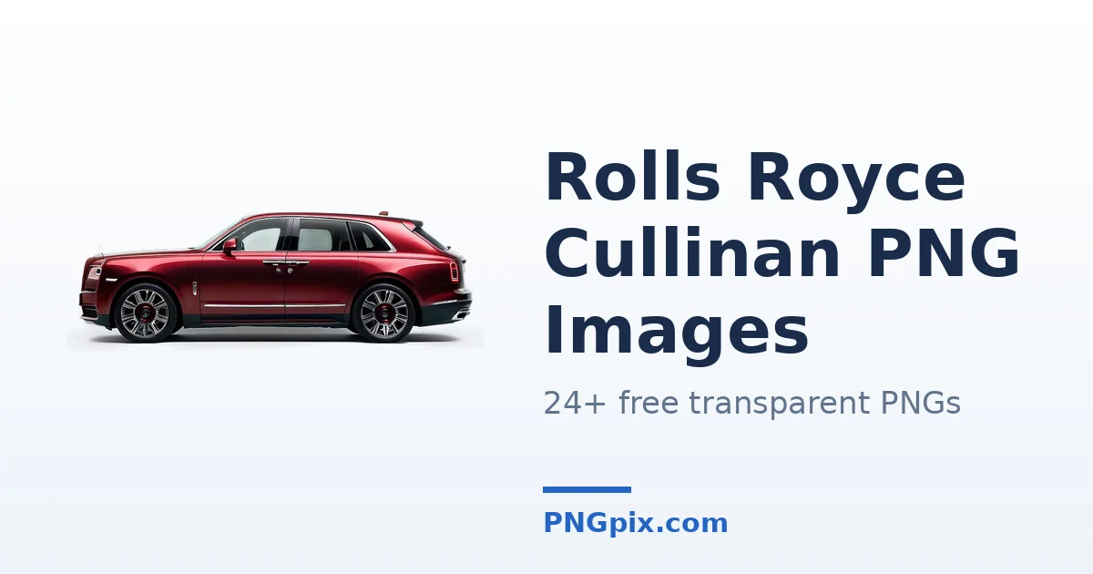 Rolls Royce Cullinan PNG images
