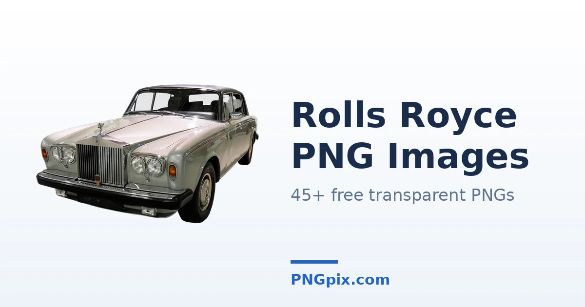 Rolls Royce PNG images