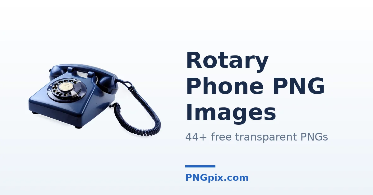 Rotary Phone PNG images
