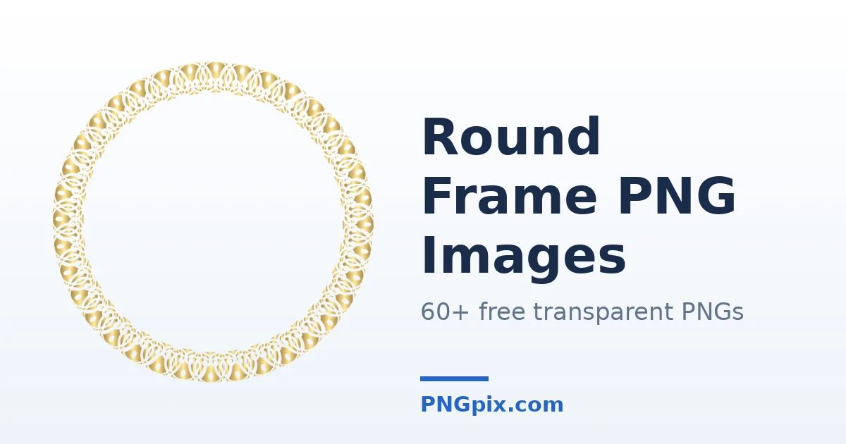 Round Frame PNG images