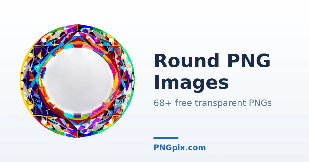 Round PNG images