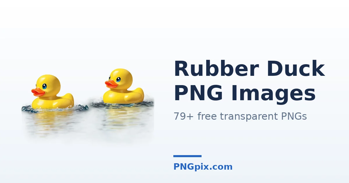 Rubber Duck PNG images