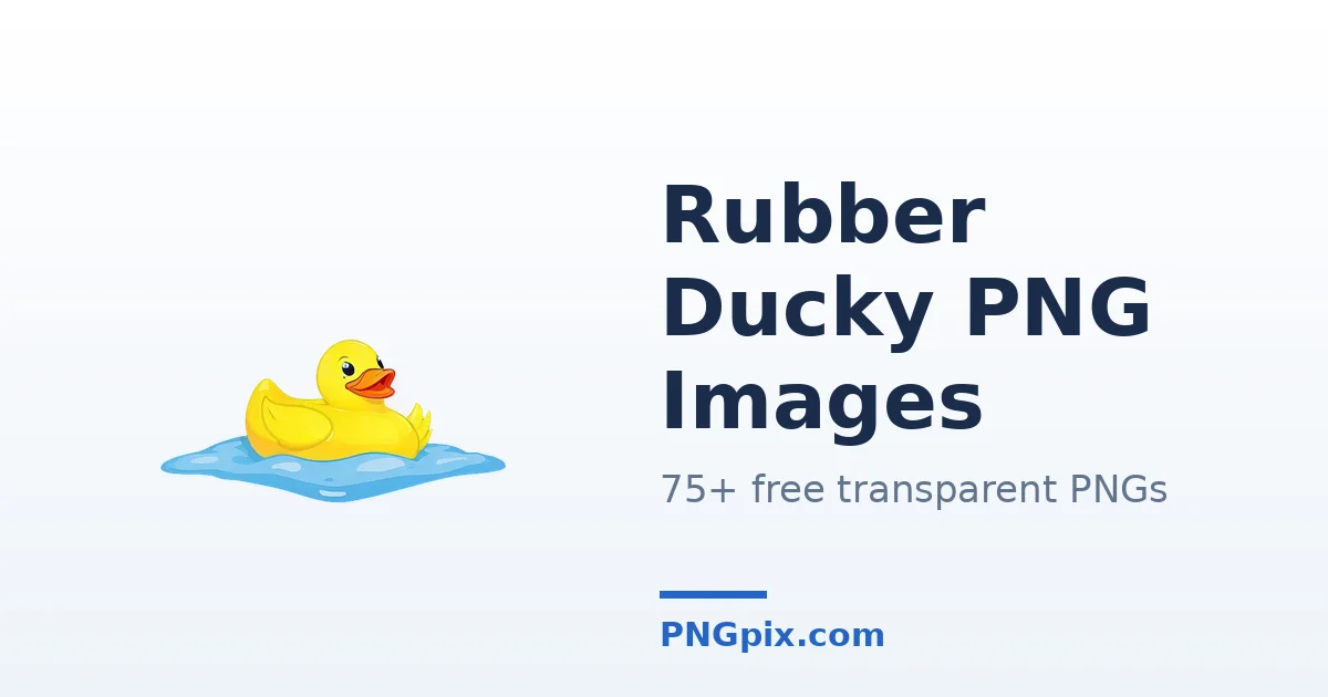 Rubber Ducky PNG images