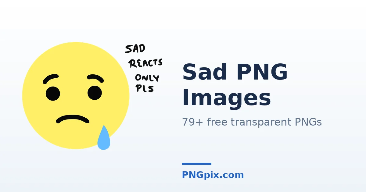 Sad PNG images