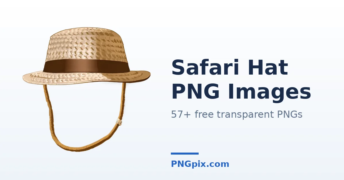 Safari Hat PNG images