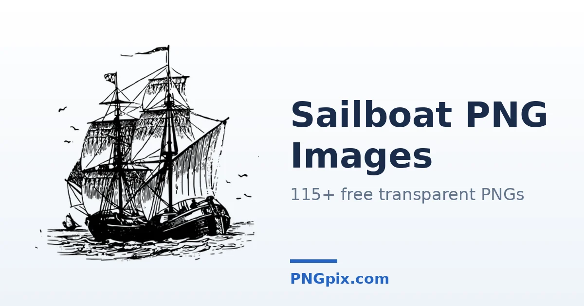 Sailboat PNG images