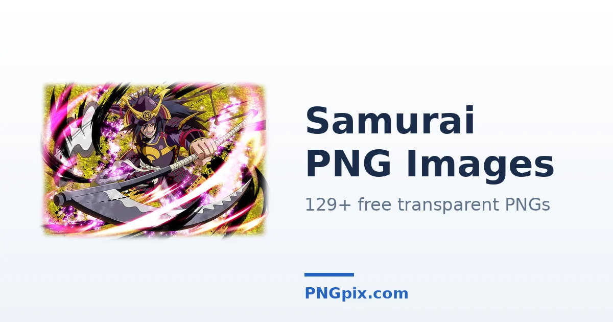 Samurai PNG images