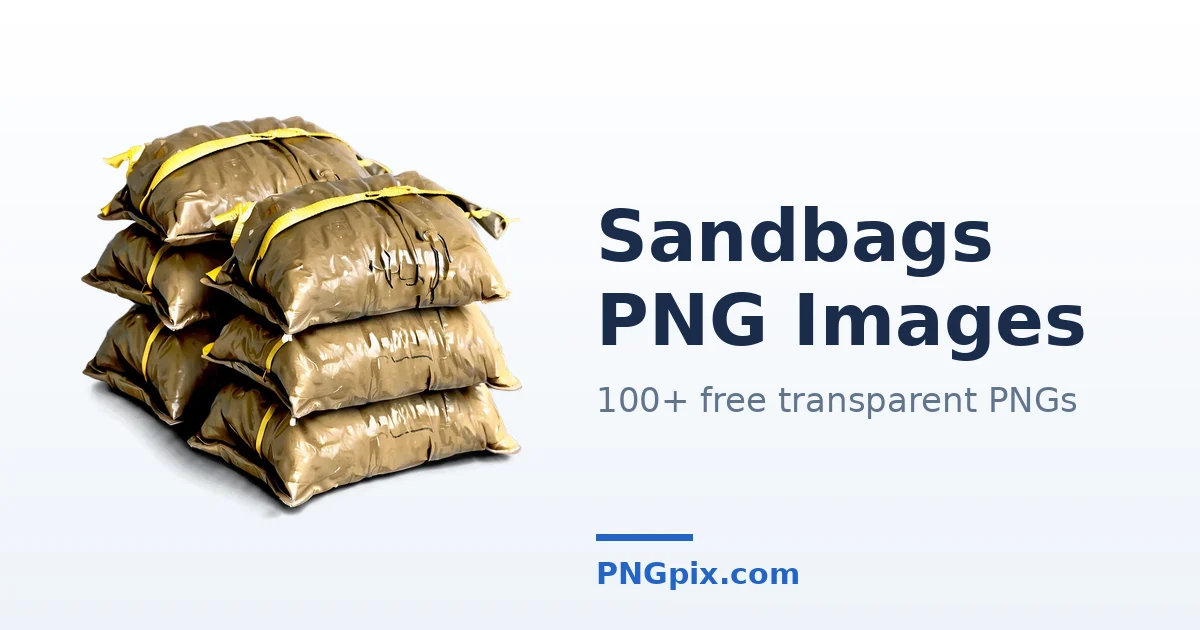 Sandbags PNG images