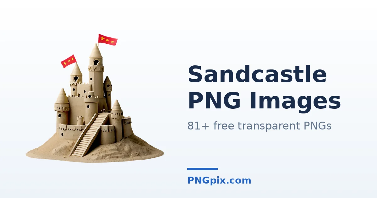 Sandcastle PNG images