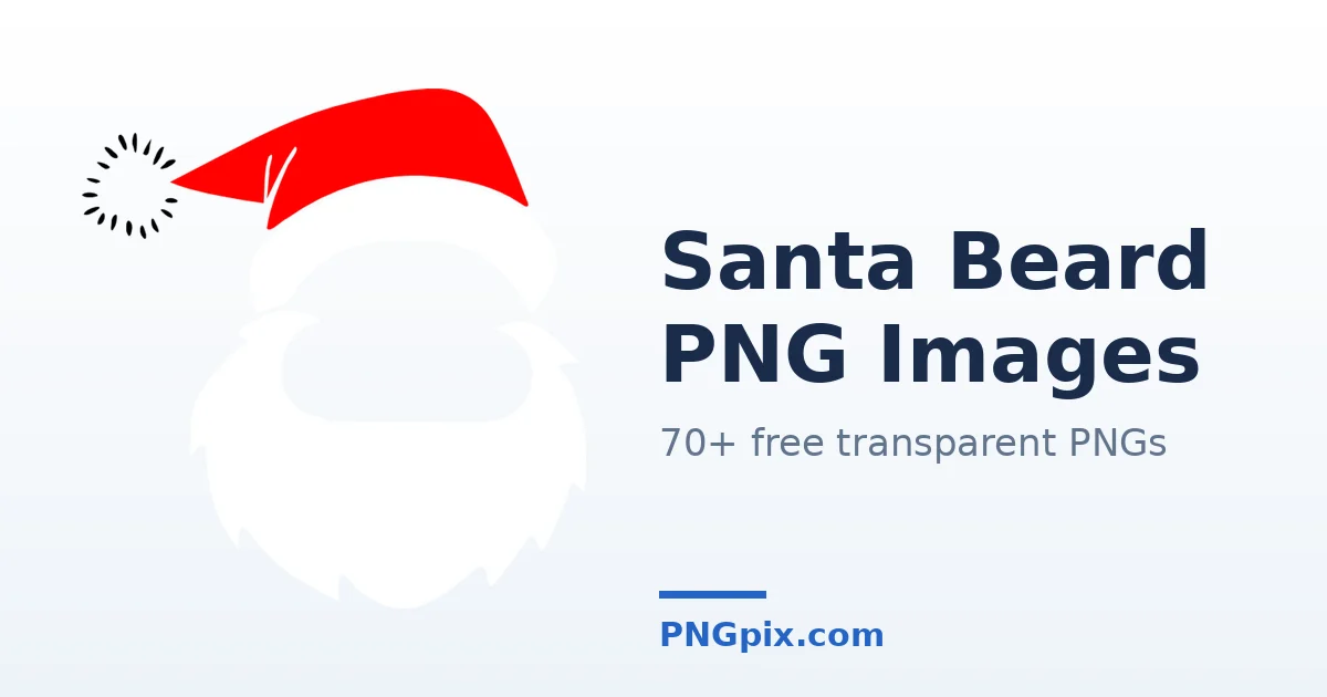 Santa Beard PNG images