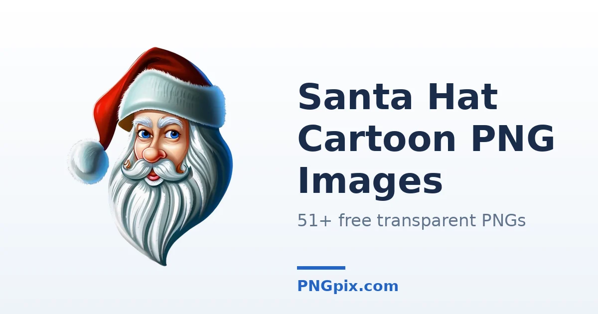 Santa Hat Cartoon PNG images
