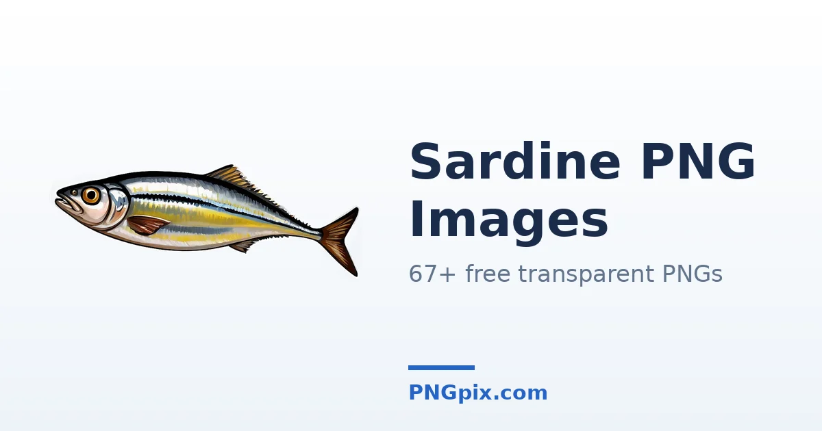 Sardine PNG images