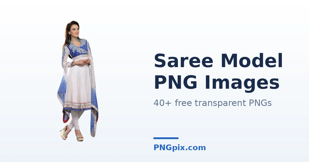 Saree Model PNG images
