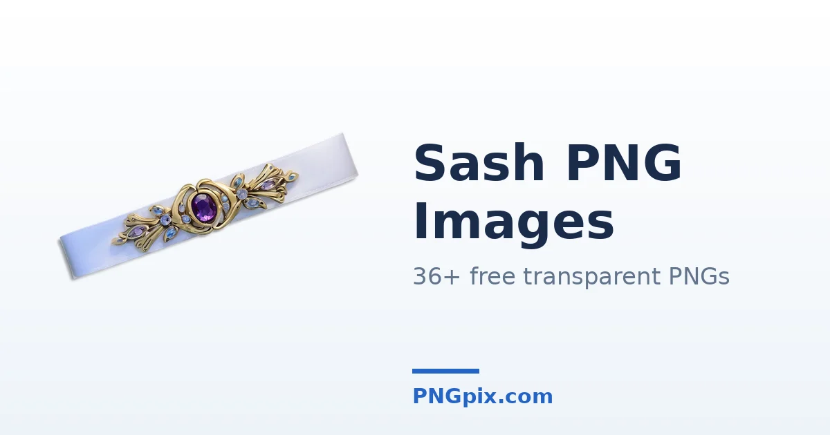 Sash PNG images