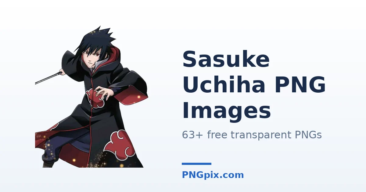 Sasuke Uchiha PNG images