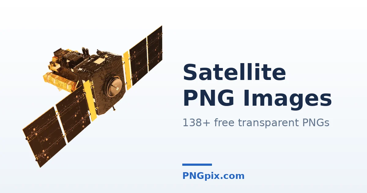 Satellite PNG images