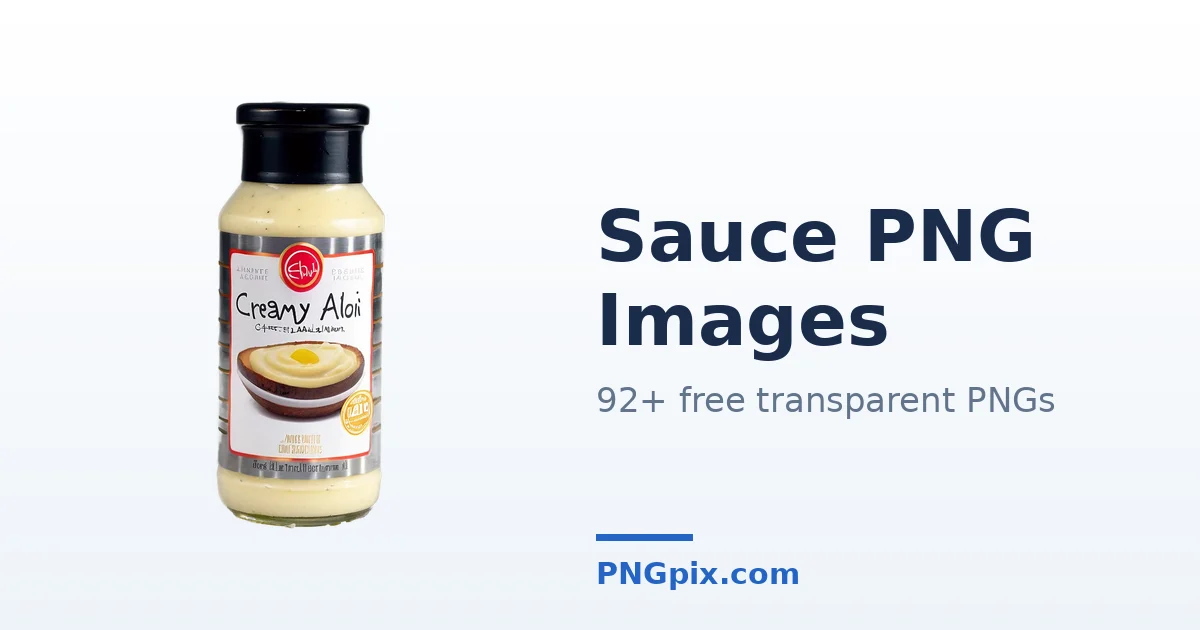 Sauce PNG images