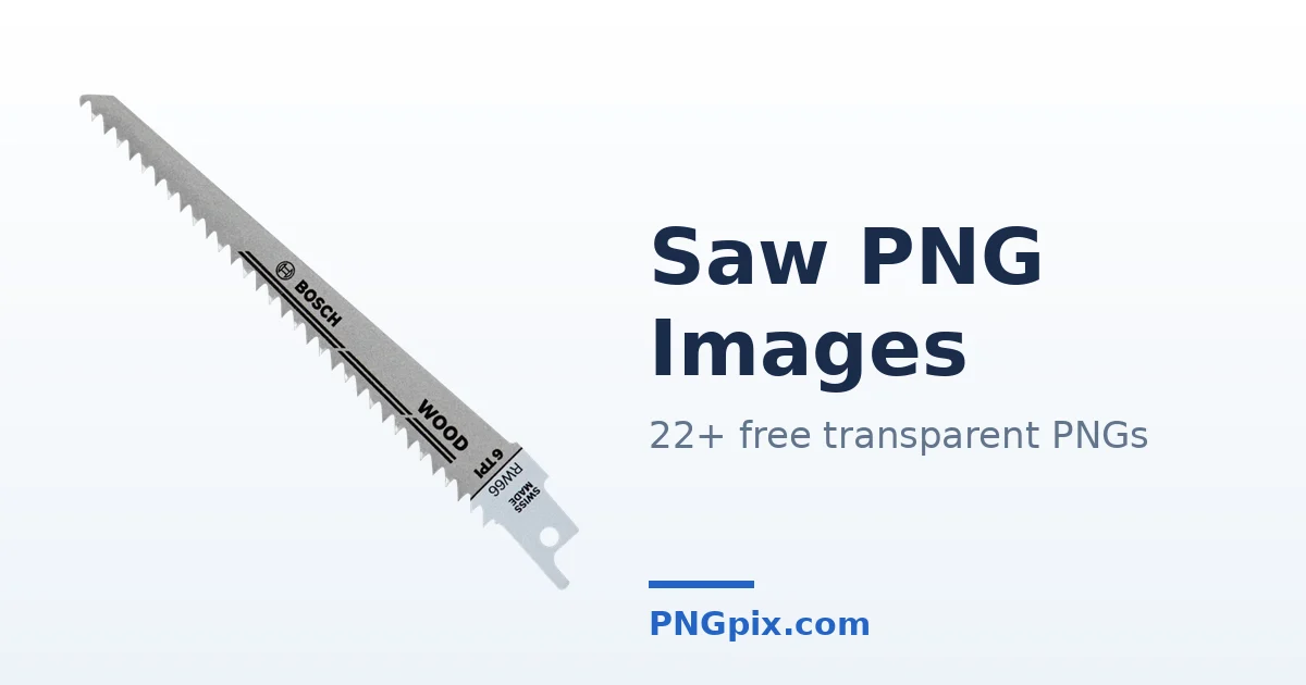 Saw PNG images