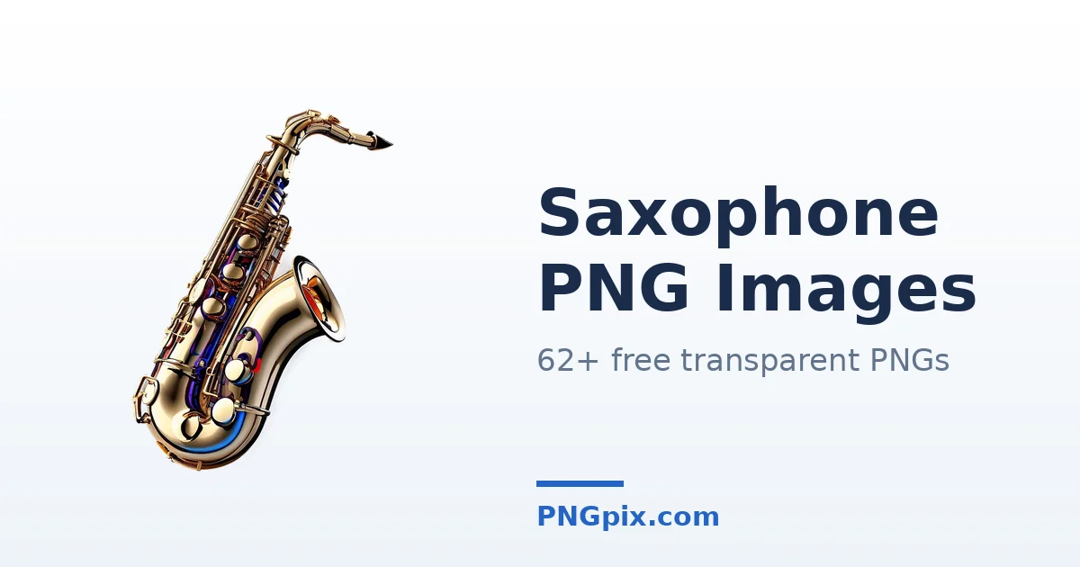Saxophone PNG images