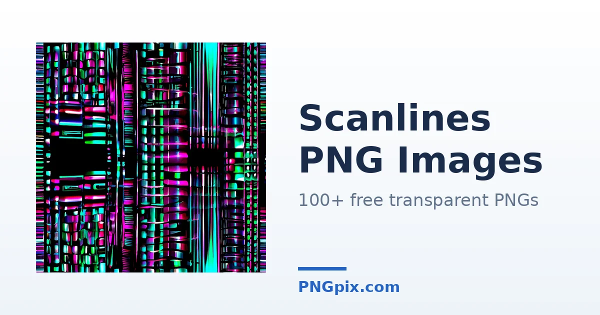 Scanlines PNG images