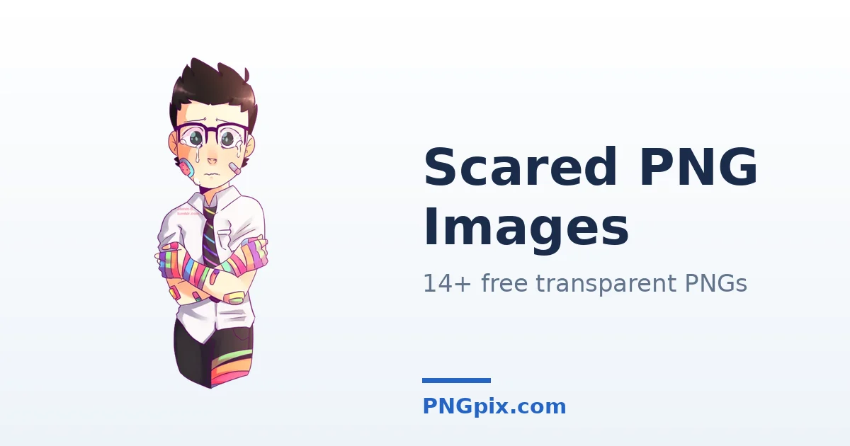 Scared PNG images