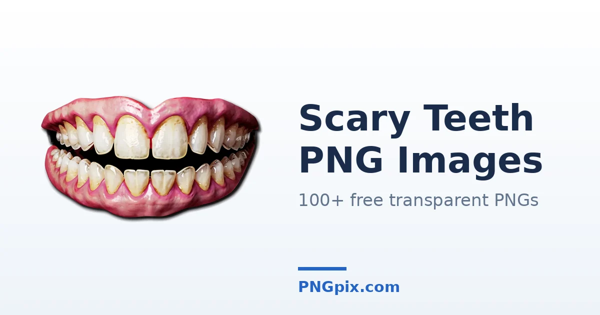 Scary Teeth PNG images