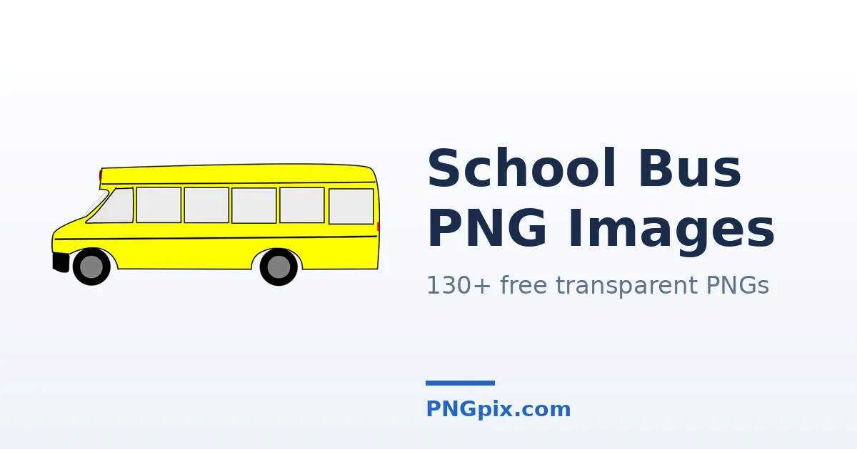 School Bus PNG images