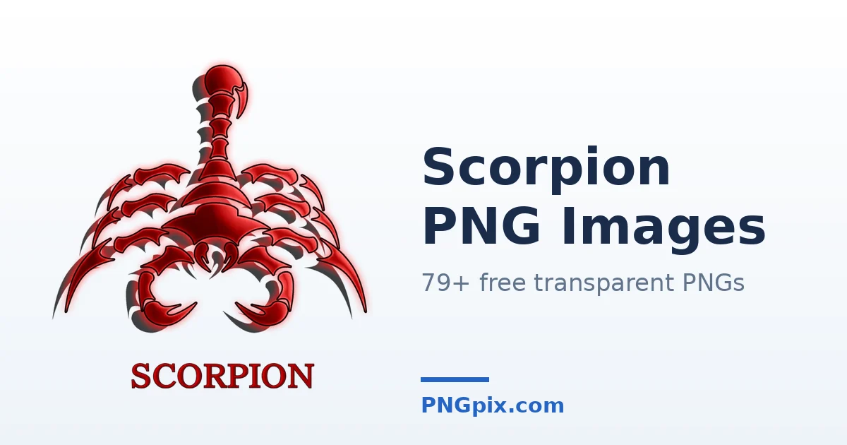 Scorpion PNG images