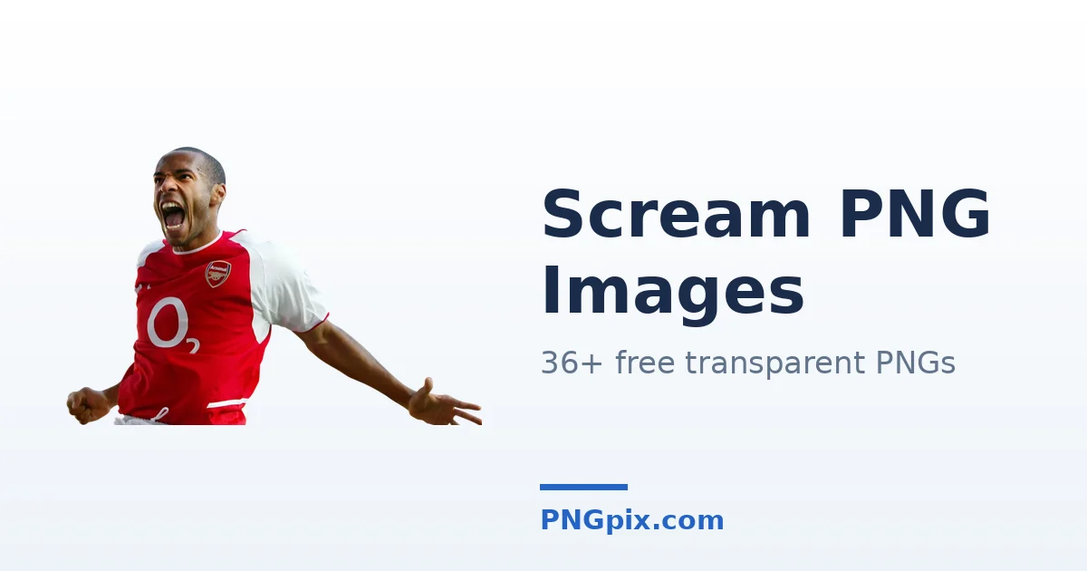 Scream PNG images