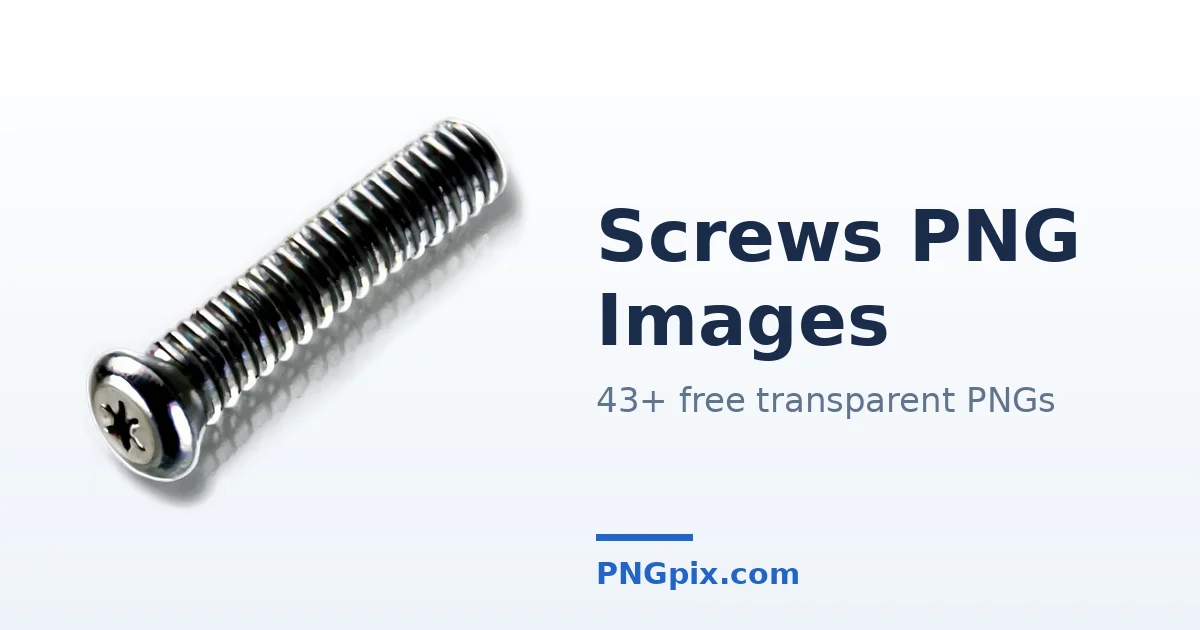 Screws PNG images