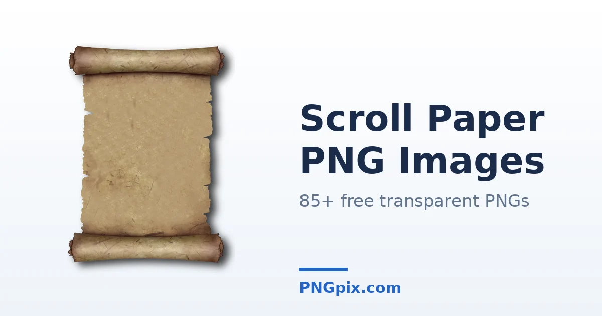 Scroll Paper PNG images
