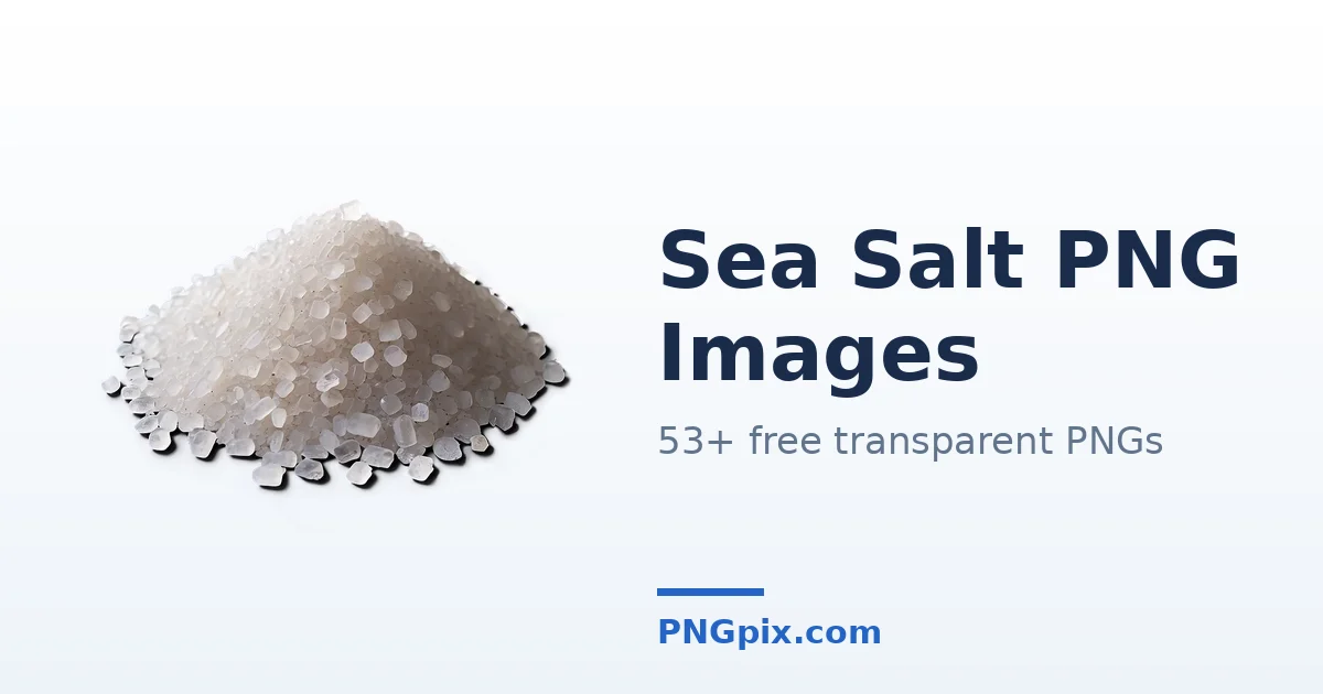 Sea Salt PNG images
