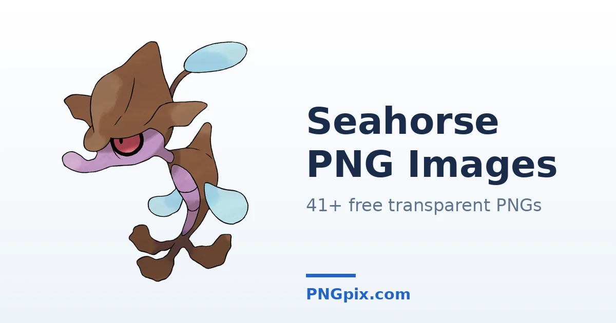 Seahorse PNG images