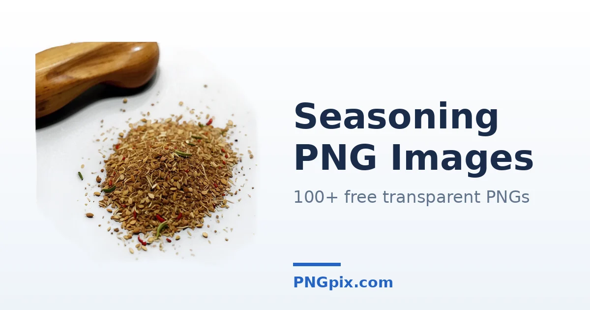 Seasoning PNG images