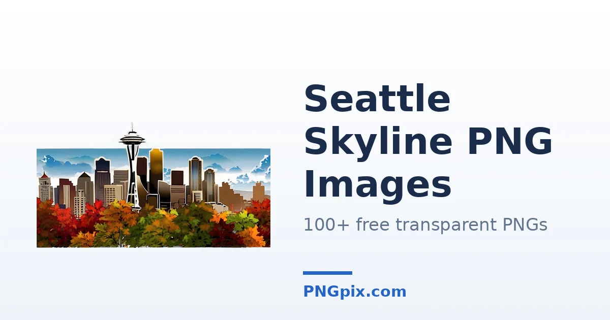 Seattle Skyline PNG images