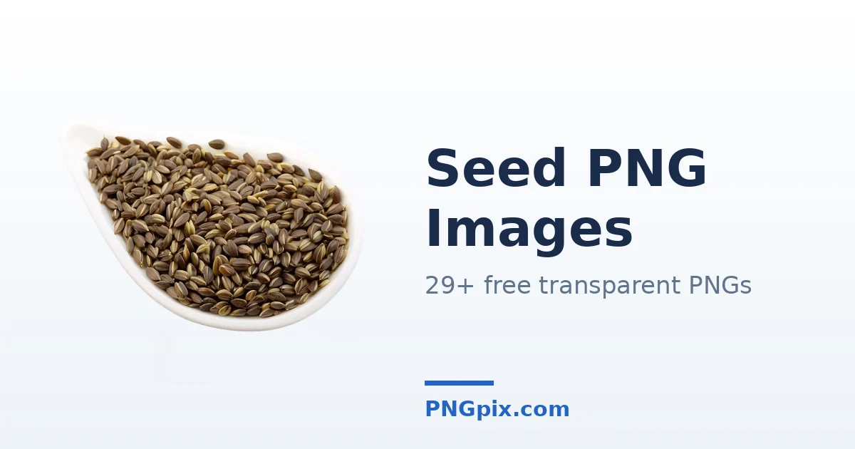 Seed PNG images