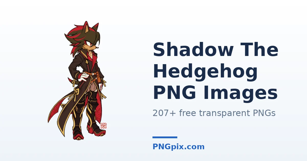Shadow The Hedgehog PNG images