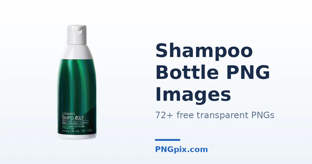 Shampoo Bottle PNG images