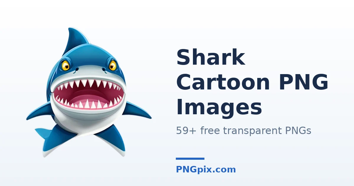 Shark Cartoon PNG images