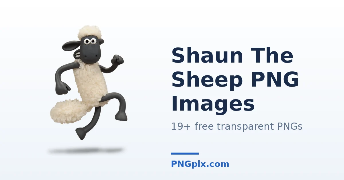 Shaun The Sheep PNG images