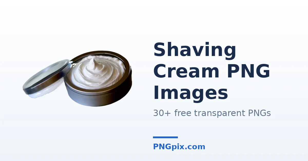 Shaving Cream PNG images