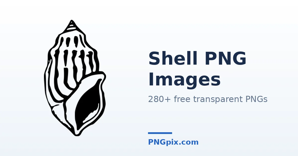 Shell PNG images